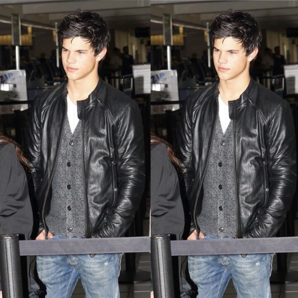 Men’s Diesel Leather Jacket Black NWT